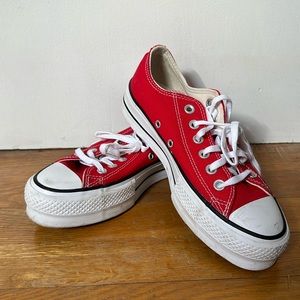Red converse